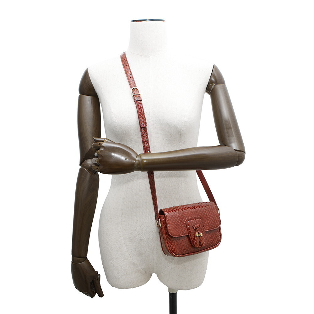 Celine Tassel Python Shoulder Bag - Picture 4 of 7